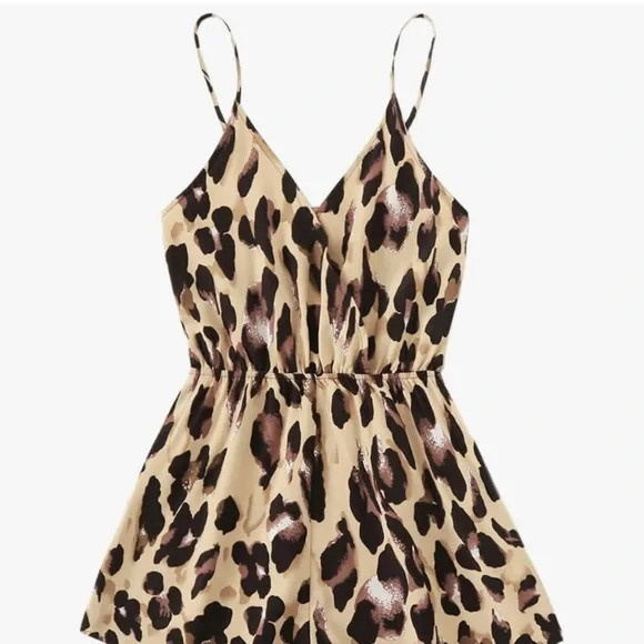 Leopard Print Jumpsuit - Picture 3 of 3